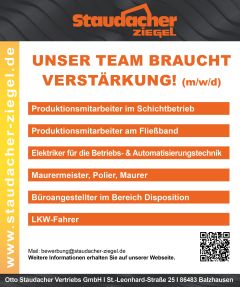 Gestalten Sie Ihre Zukunft mit uns!